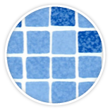 Mosaic blue